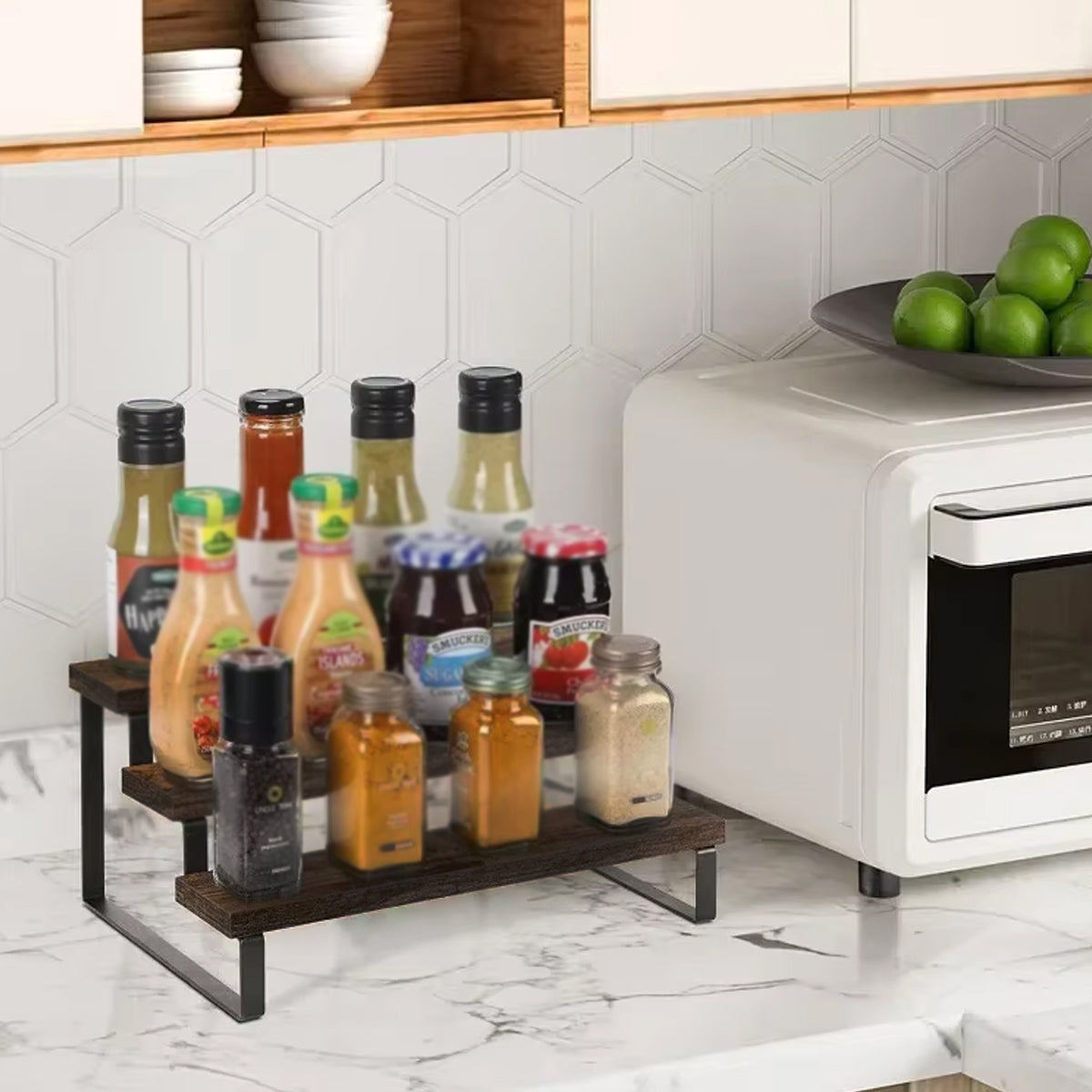 2 Pcs 3-Tier Step Display Stand for Dessert