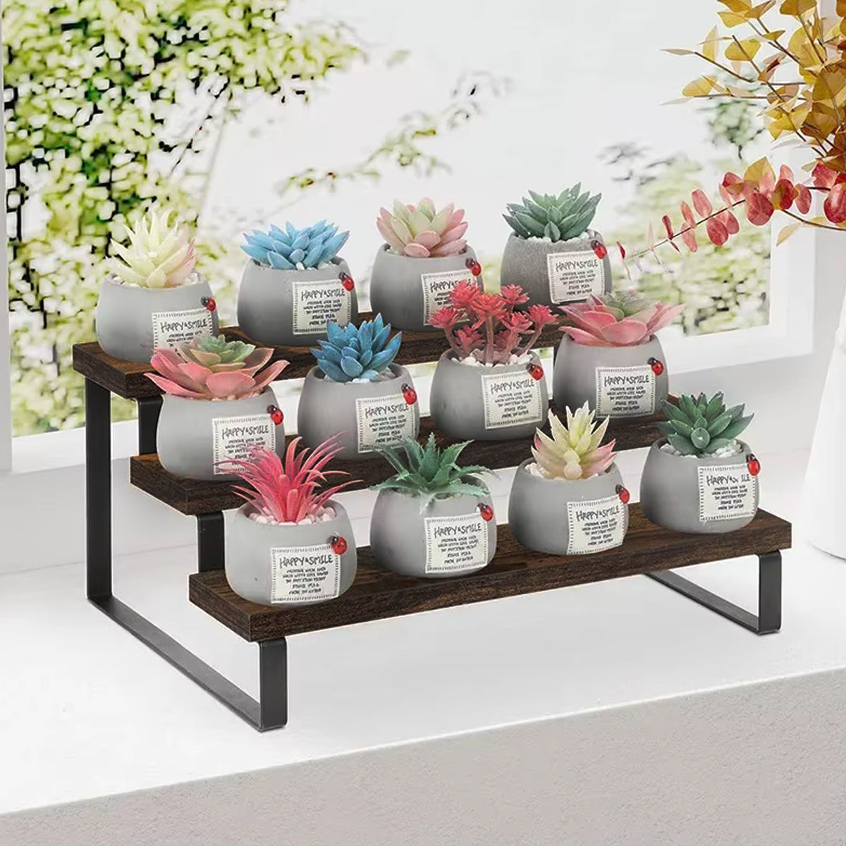 2 Pcs 3-Tier Step Display Stand for Dessert