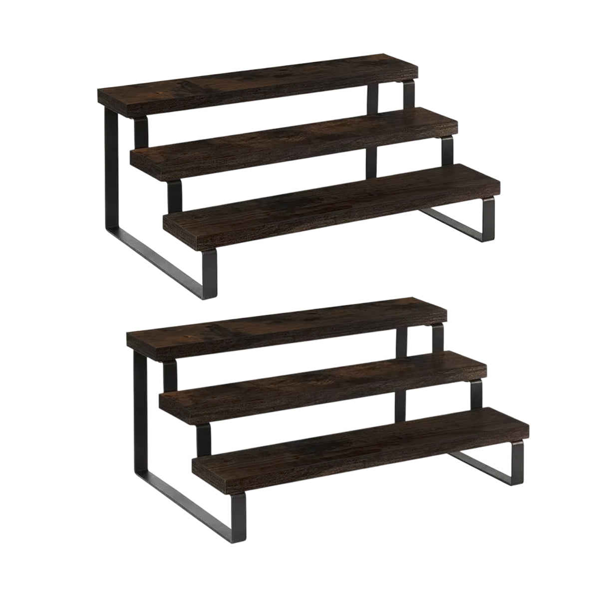 2 Pcs 3-Tier Step Display Stand for Dessert