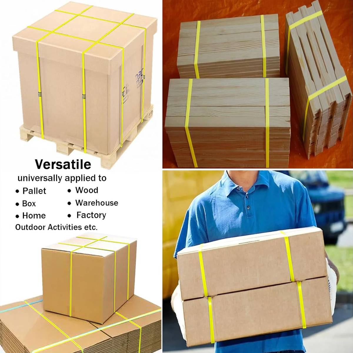 Plastic Steel Strapping Band 65kg for Shipping