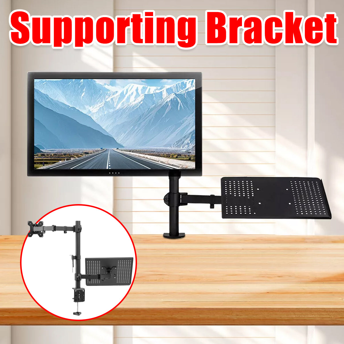 Monitor and Laptop Mount for 17-32 Inch Screens