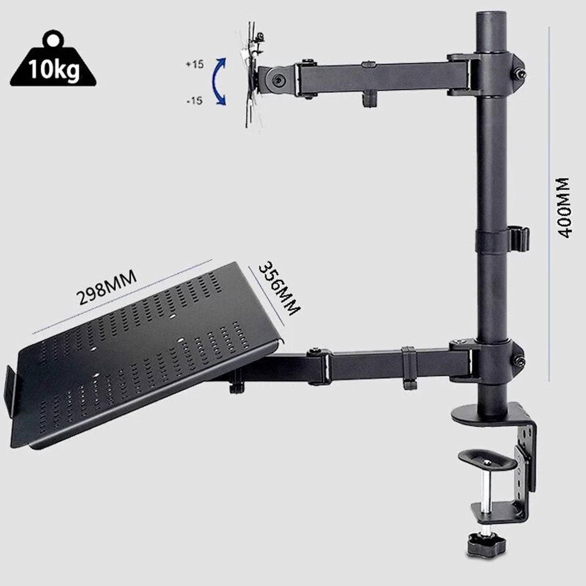Monitor and Laptop Mount for 17-32 Inch Screens