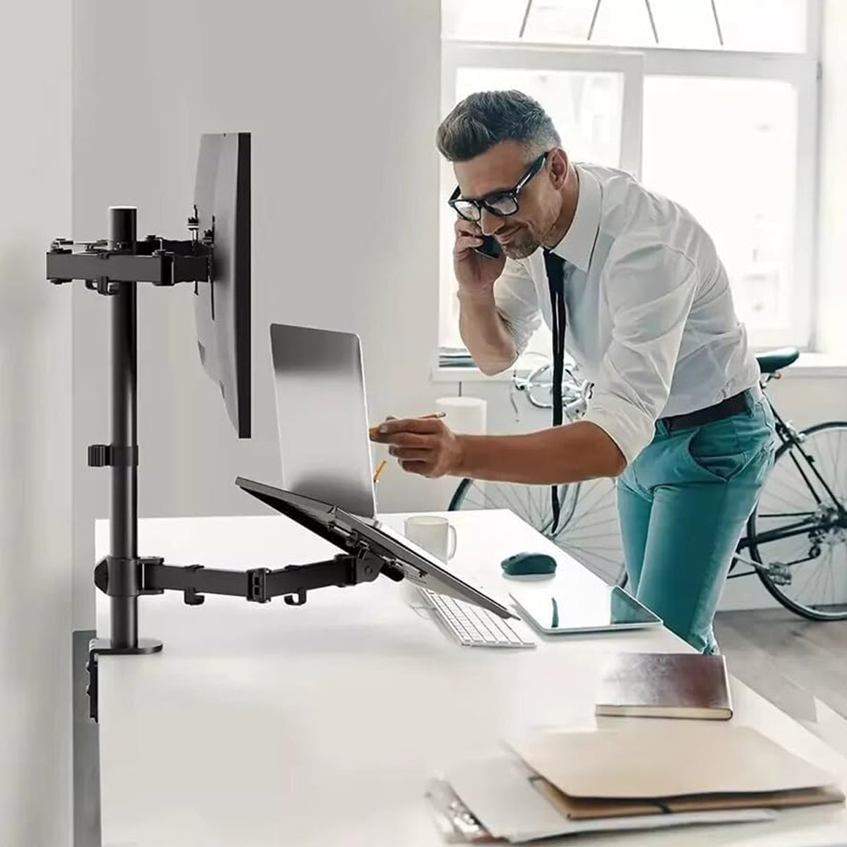 Monitor and Laptop Mount for 17-32 Inch Screens