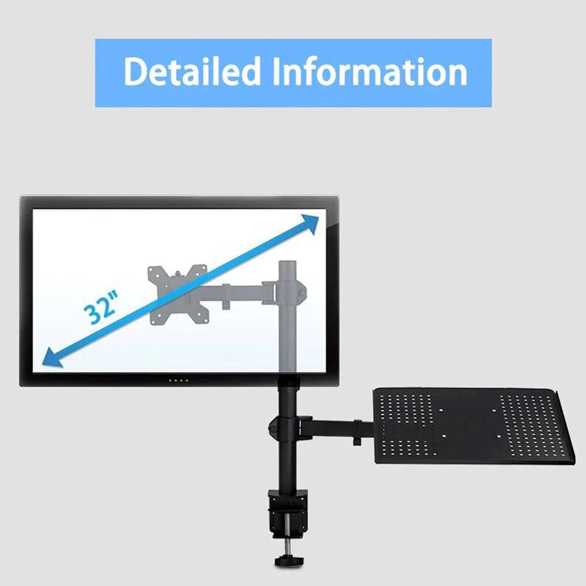 Monitor and Laptop Mount for 17-32 Inch Screens