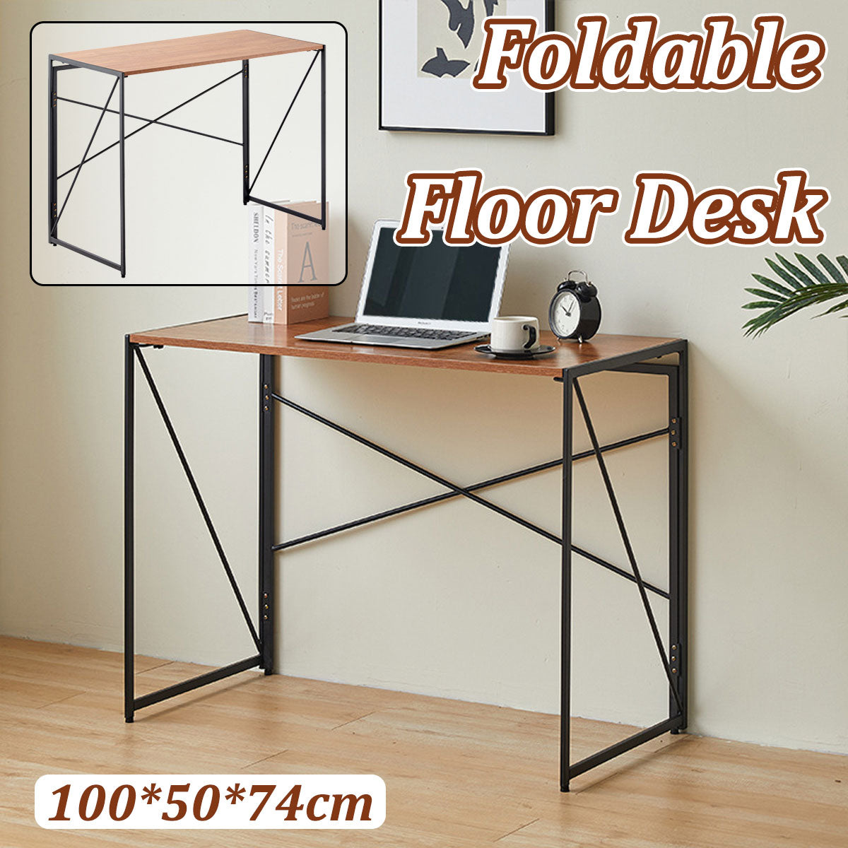 Foldable Computer Desk Non-Slip Pads for Home Study
