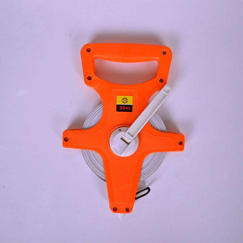 30/50/100M Fiberglass Open Reel Tape Measure for Long Distance Use
