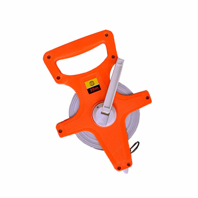 30/50/100M Fiberglass Open Reel Tape Measure for Long Distance Use