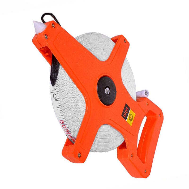 30/50/100M Fiberglass Open Reel Tape Measure for Long Distance Use
