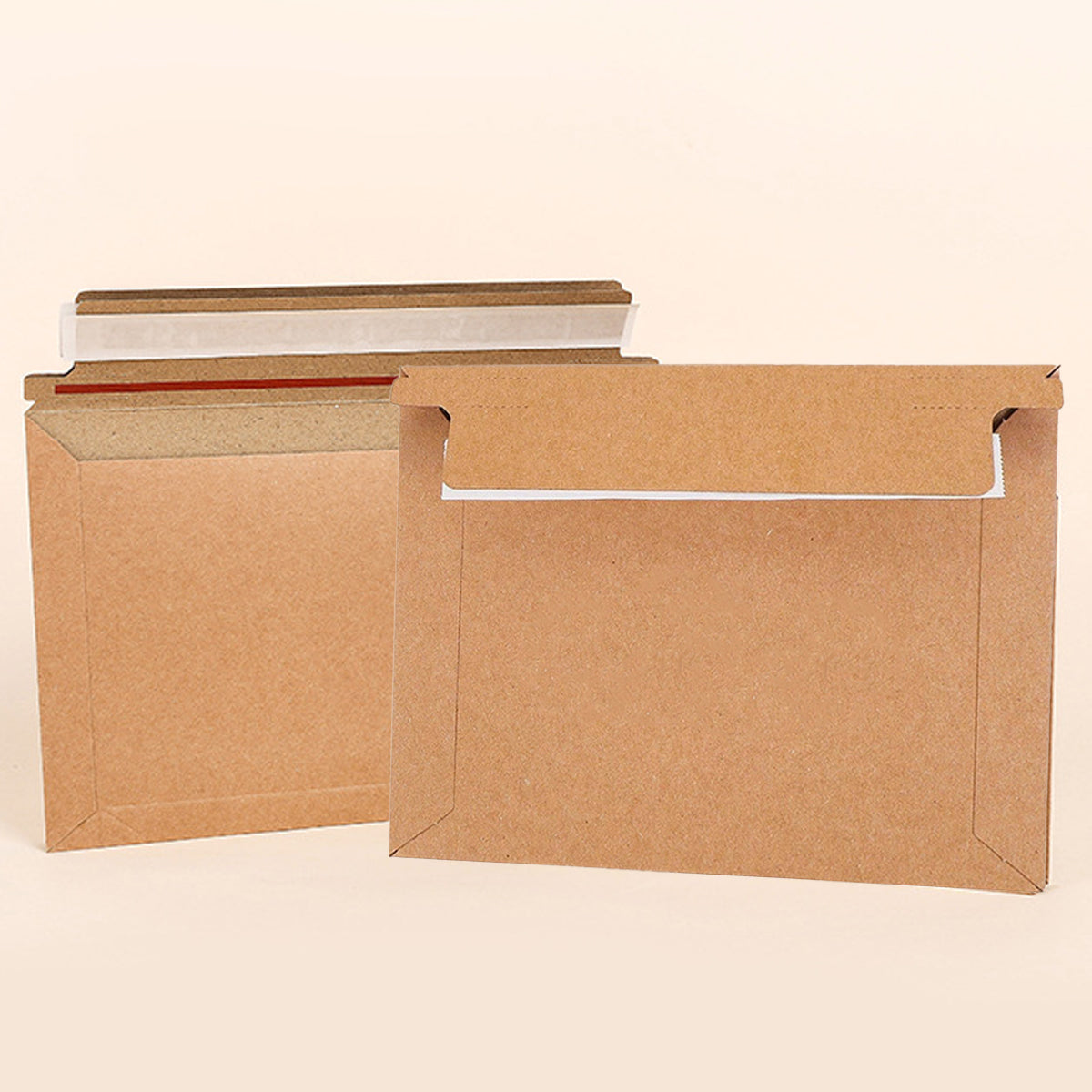 100 Pcs Waterproof Archive File Envelopes Kraft Self-Seal