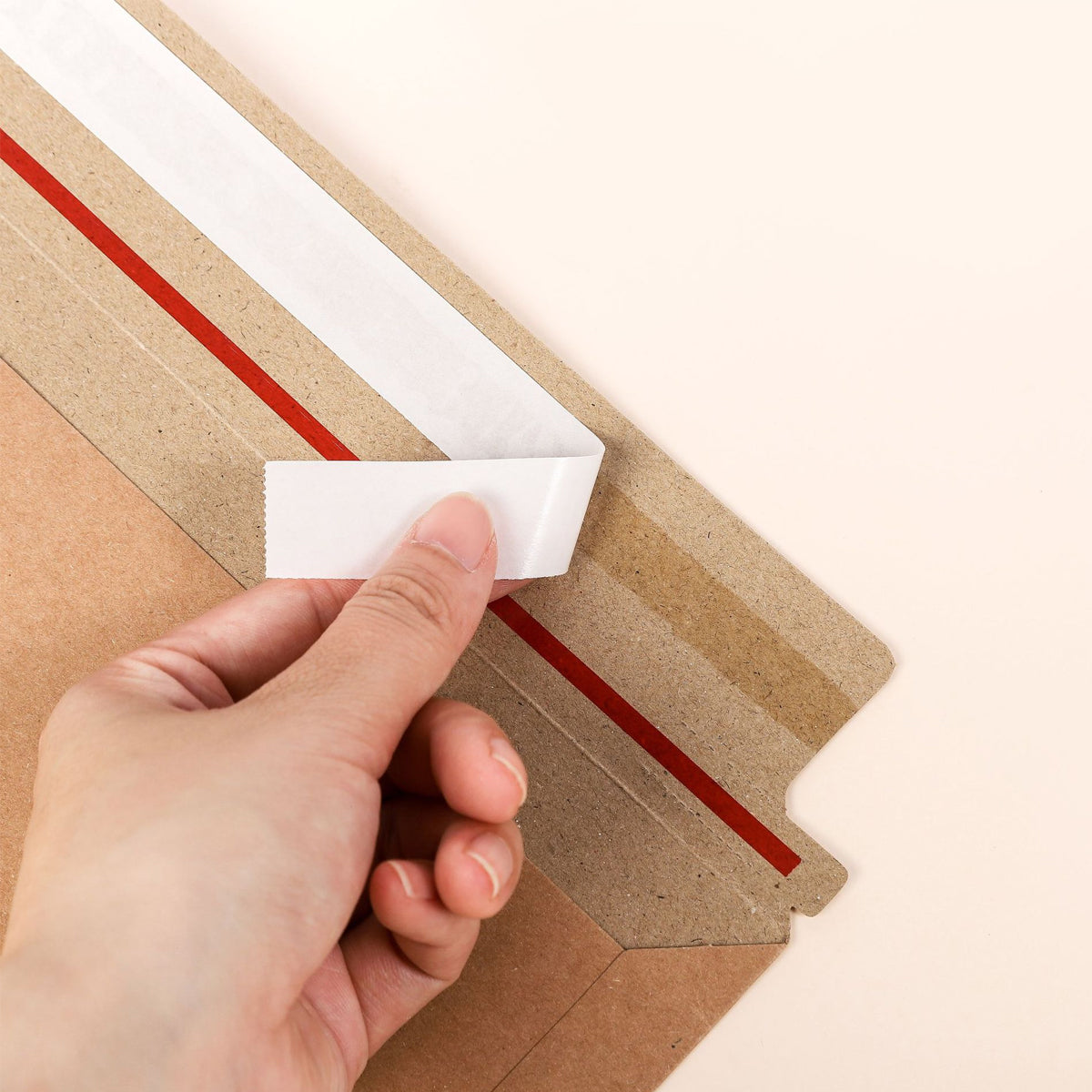 100 Pcs Waterproof Archive File Envelopes Kraft Self-Seal