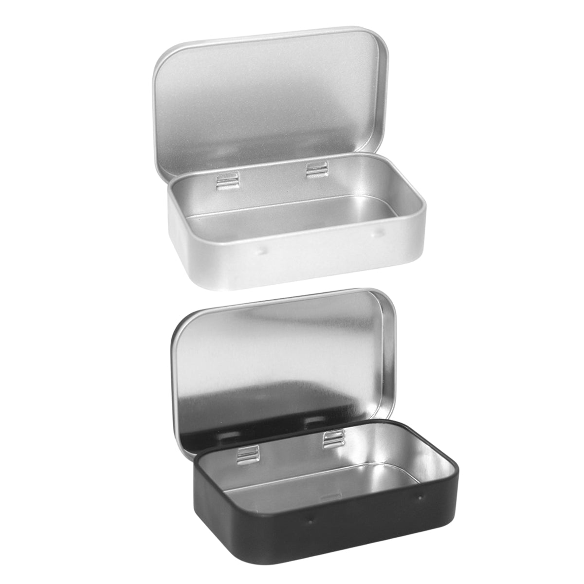 20pcs Flip Top Tin Storage Boxes for Crafts