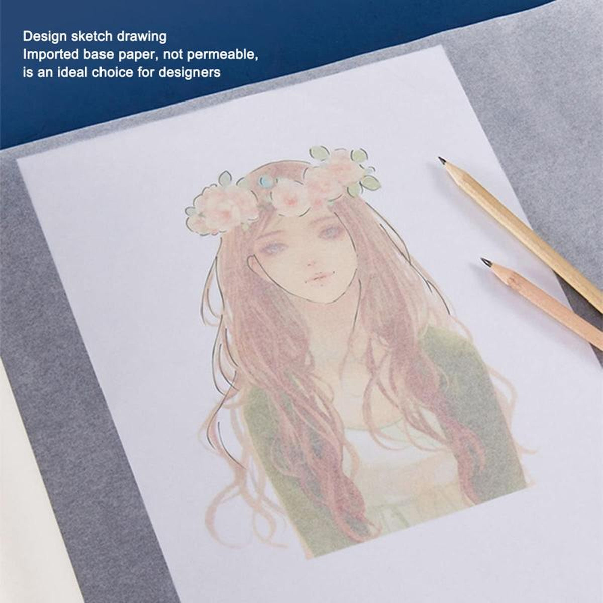 Translucent Tracing Paper Roll Sulfuric Acid-Free for Copying