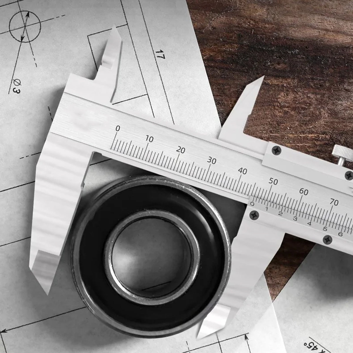 Stainless Steel Vernier Caliper 200mm Metric Scale