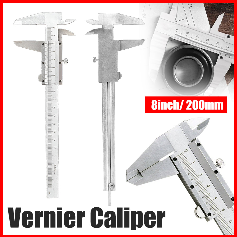 Stainless Steel Vernier Caliper 200mm Metric Scale