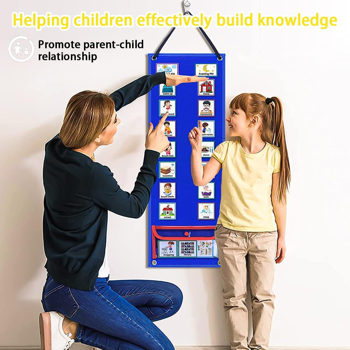 Children’s Visual Schedule Board Daily Routine Organizer Set