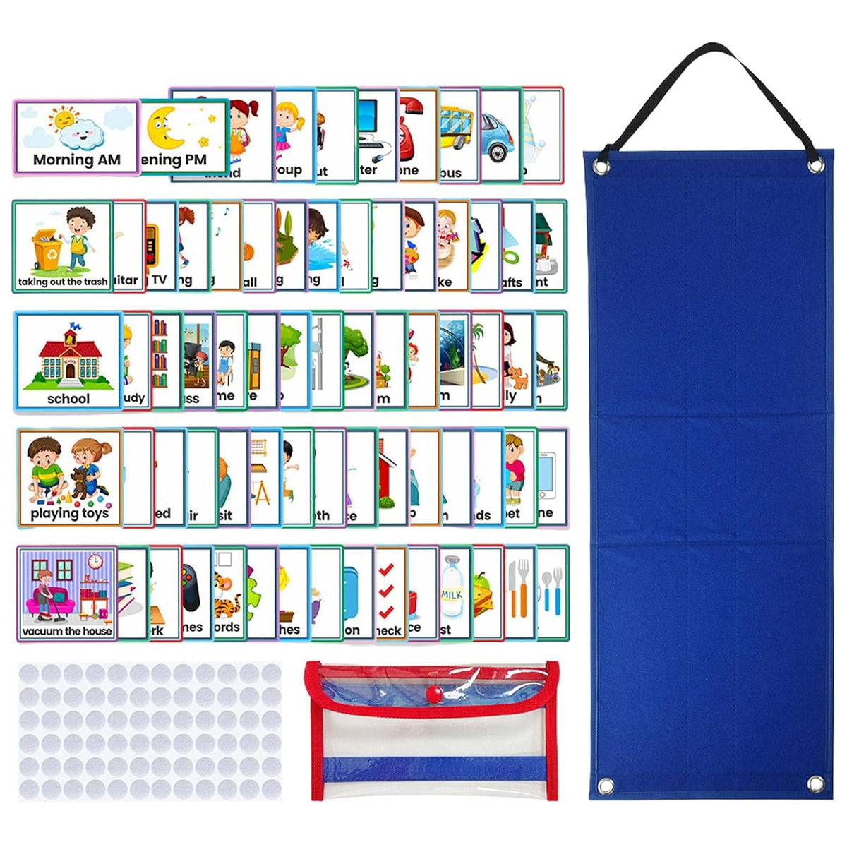 Children’s Visual Schedule Board Daily Routine Organizer Set