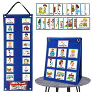 Children’s Visual Schedule Board Daily Routine Organizer Set