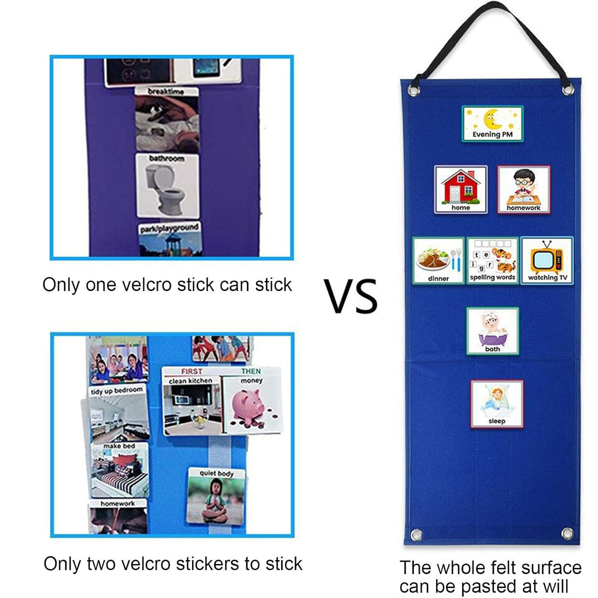 Children’s Visual Schedule Board Daily Routine Organizer Set