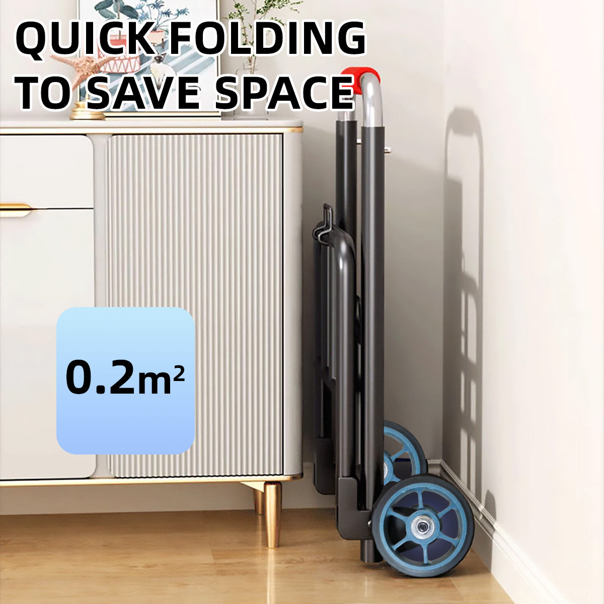 Folding Portable Shopping Cart Trolley for Travel