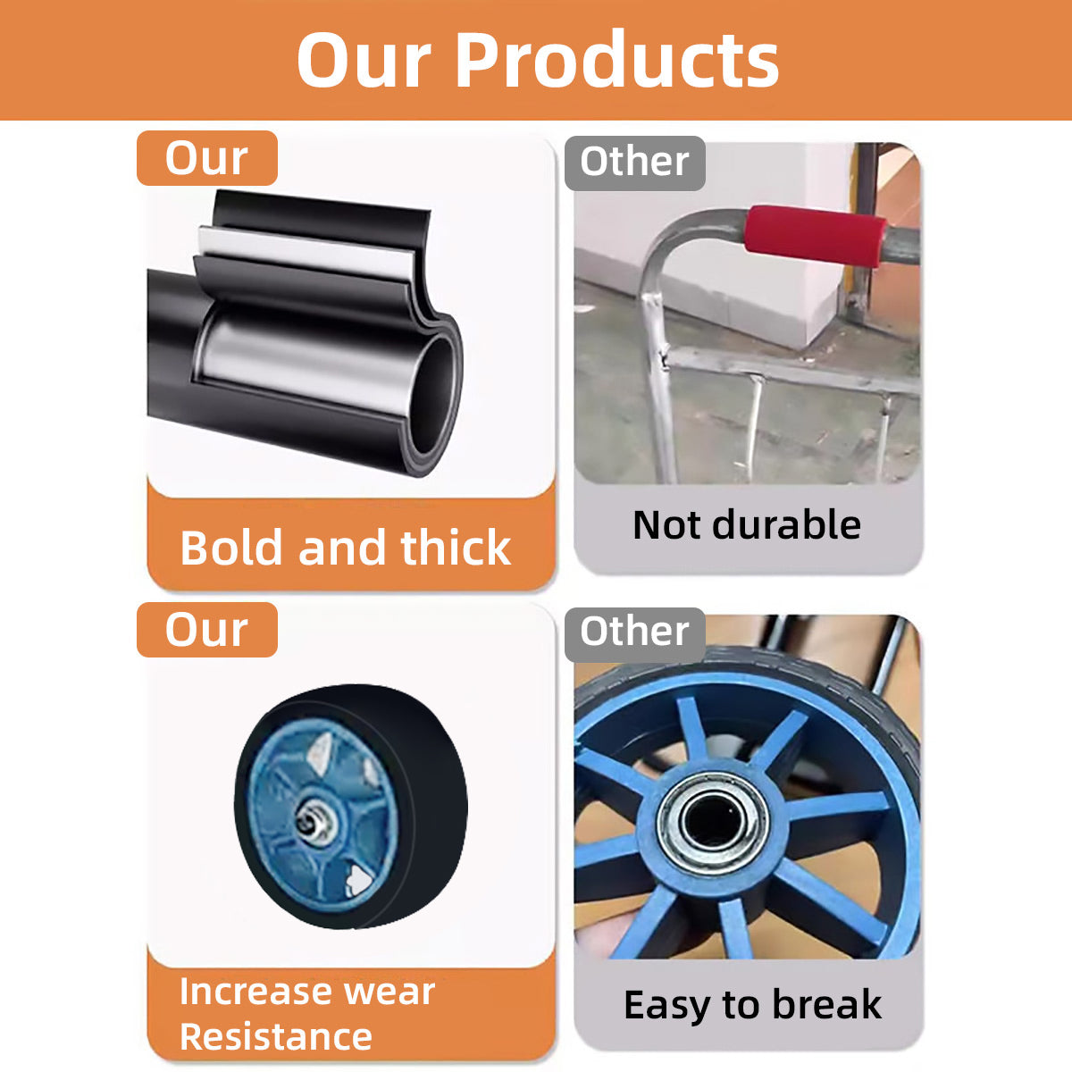 Folding Portable Shopping Cart Trolley for Travel