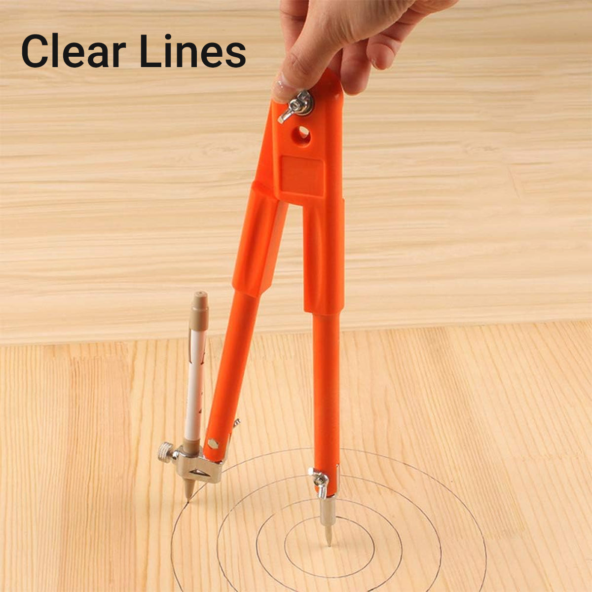 Carpenter Compass Drawing Tool Adjustable Radius for Drafting