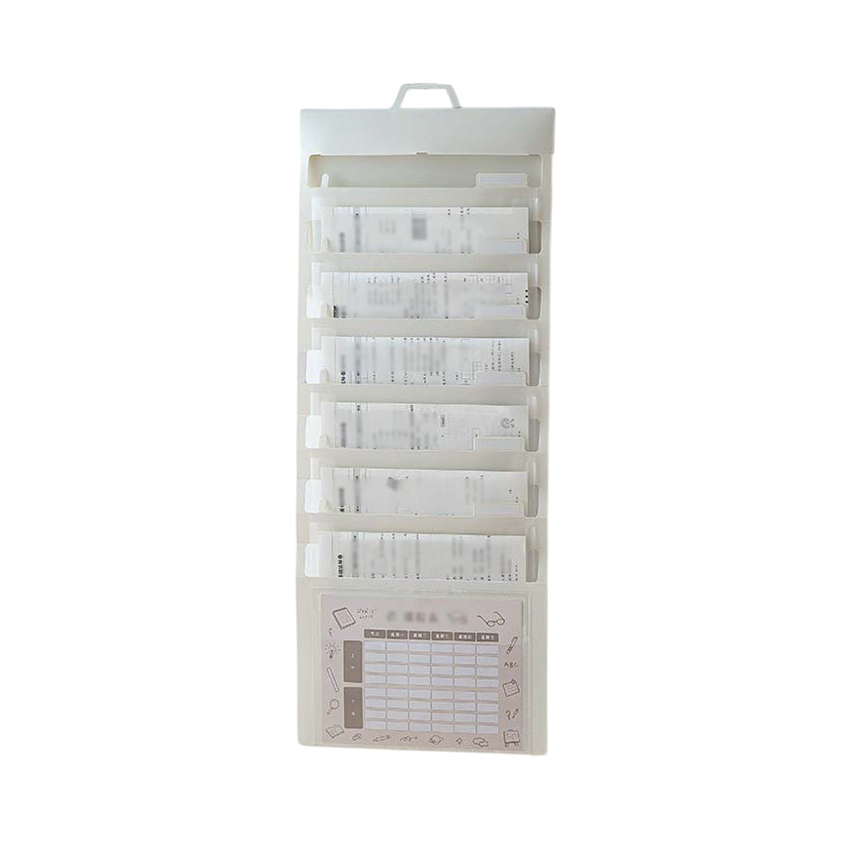 Wall-Mounted Accordion File Organiser