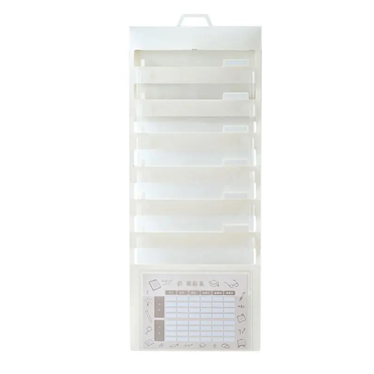 Wall-Mounted Accordion File Organiser