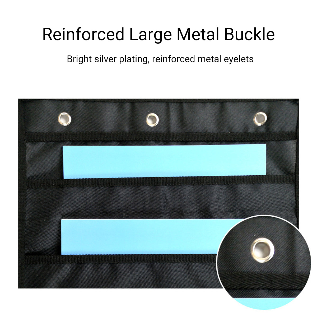 30 Pockets Wall Mounted File Organizer Oxford Cloth Black