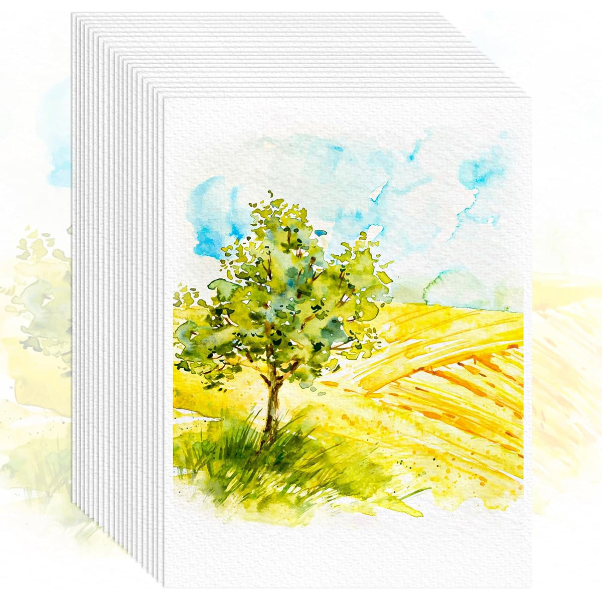 60 Sheets A3 Watercolour Paper 230gsm for Painting