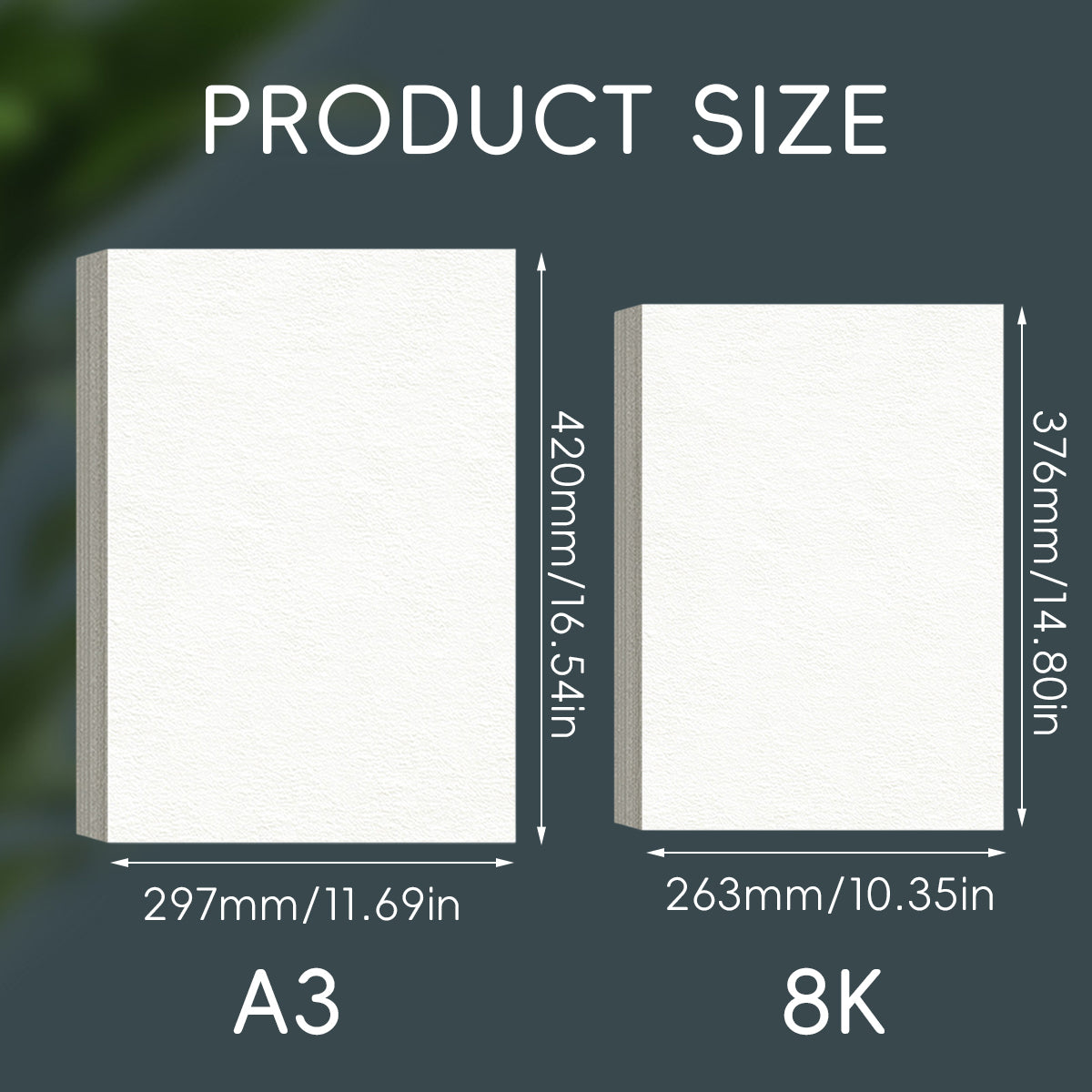 60 Sheets A3 Watercolour Paper 230gsm for Painting