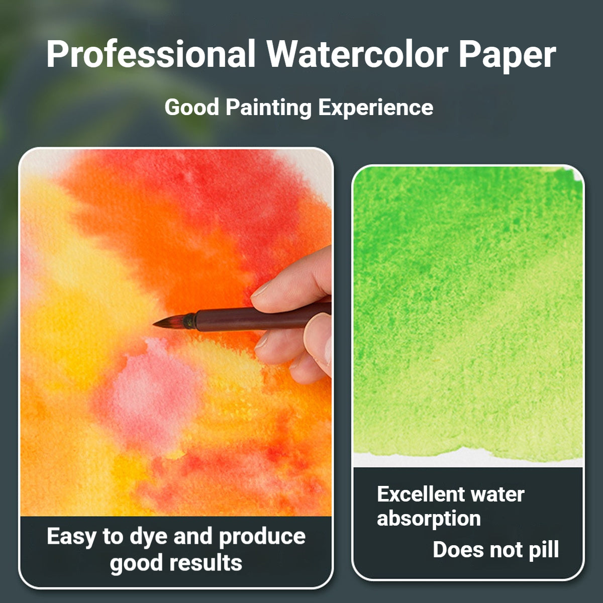 60 Sheets A3 Watercolour Paper 230gsm for Painting