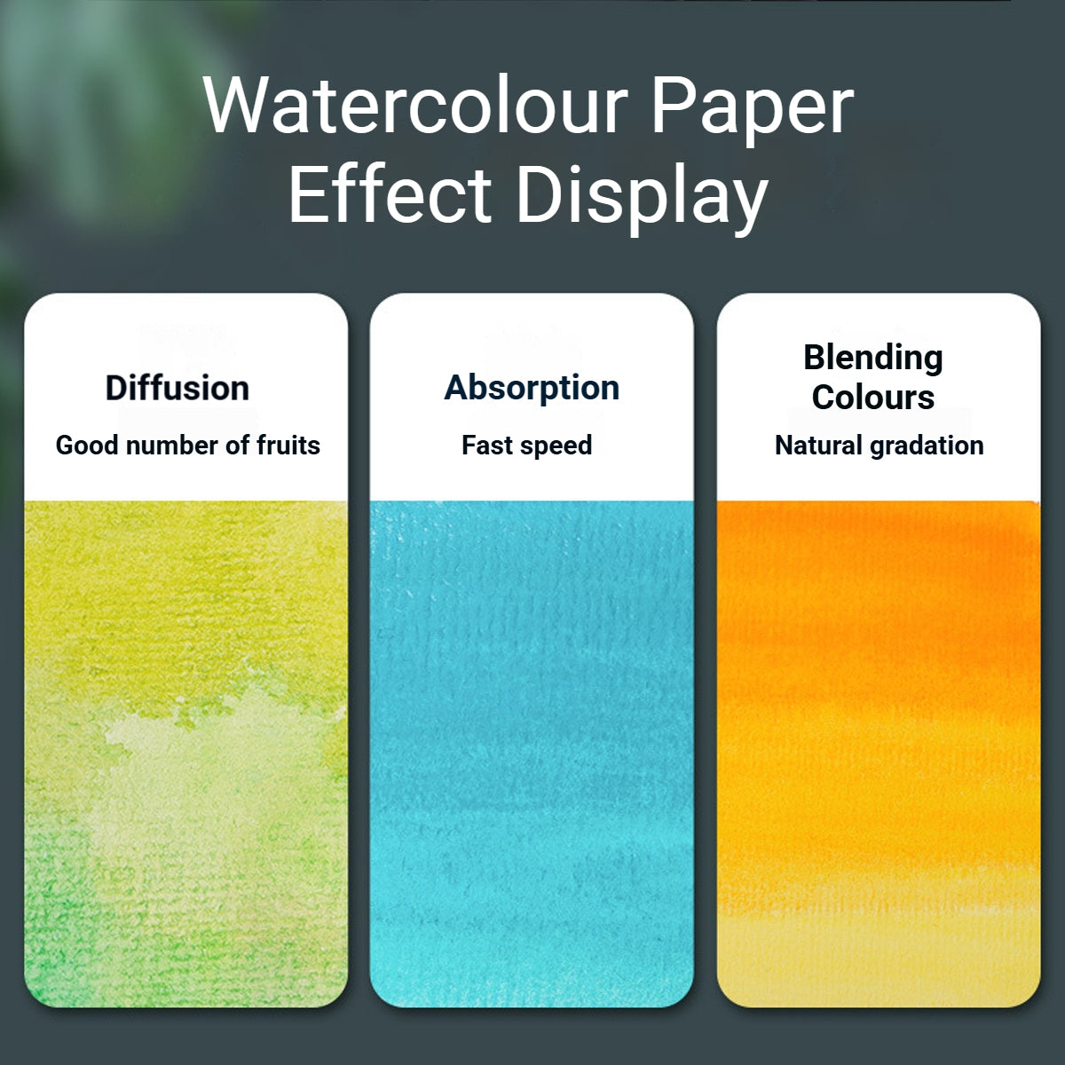 60 Sheets A3 Watercolour Paper 230gsm for Painting
