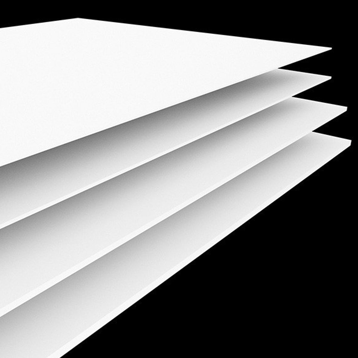 50 Pcs Cardstock White All-Wood Paper for Printing