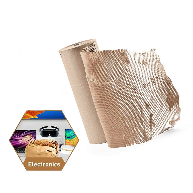 Eco Friendly Honeycomb Kraft Paper Roll Cushioning Wrap