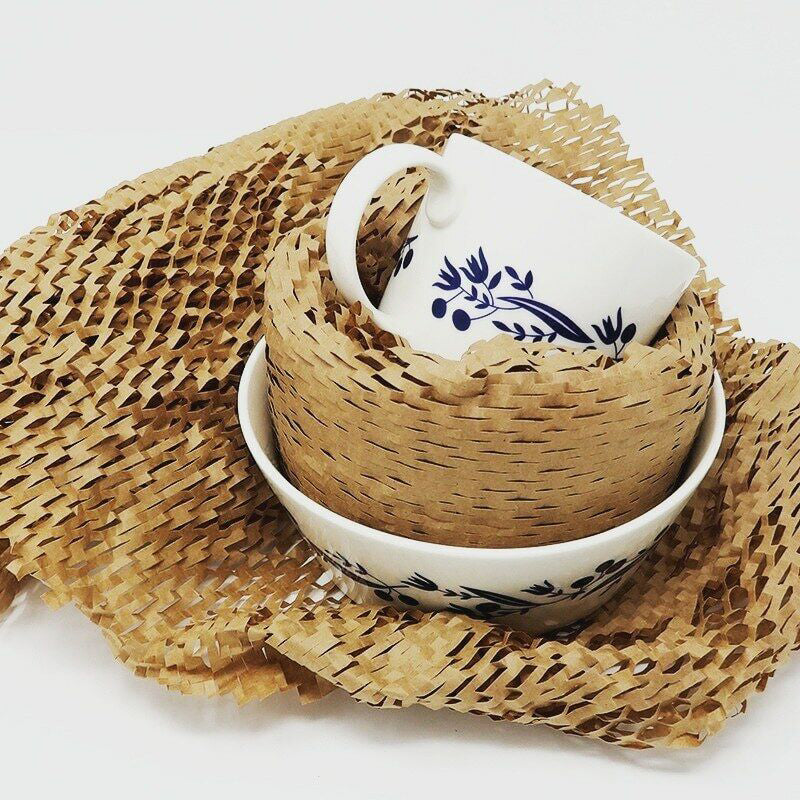 Eco Friendly Honeycomb Kraft Paper Roll Cushioning Wrap