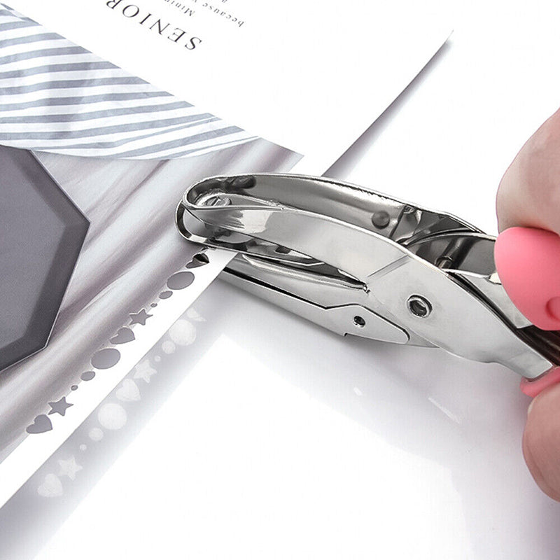 Metal Hole Punch Pliers with Soft Grip Circle Star Heart