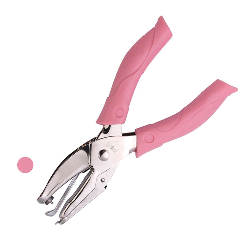 Metal Hole Punch Pliers with Soft Grip Circle Star Heart