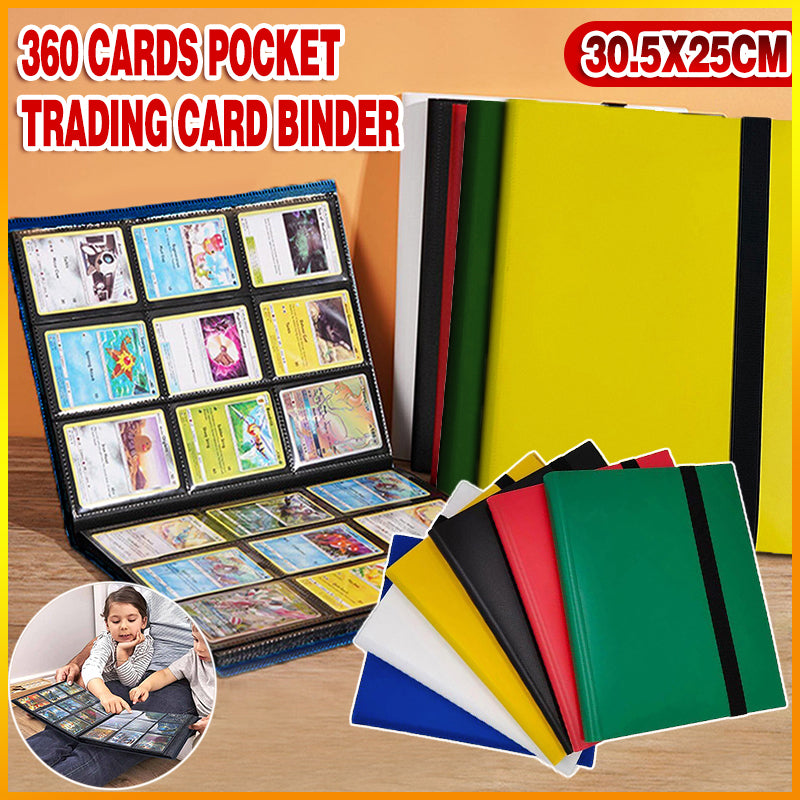 360 Pocket Trading Card Binder 9 Pocket Pages