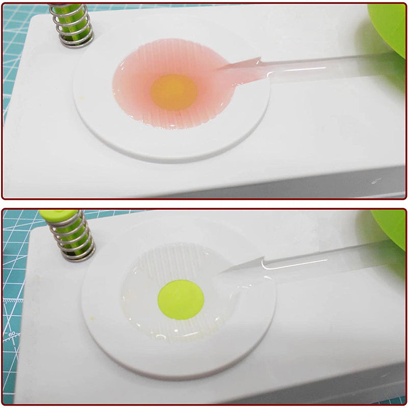 Paintbrush Rinser Cleaner with Dual Tanks and Button Drain