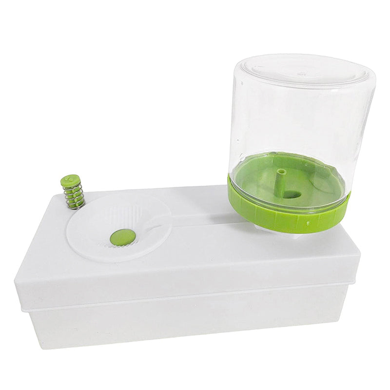 Paintbrush Rinser Cleaner with Dual Tanks and Button Drain