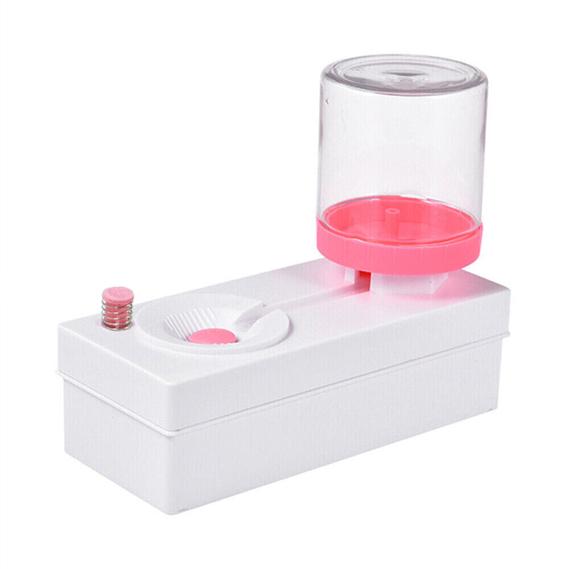 Paintbrush Rinser Cleaner with Dual Tanks and Button Drain