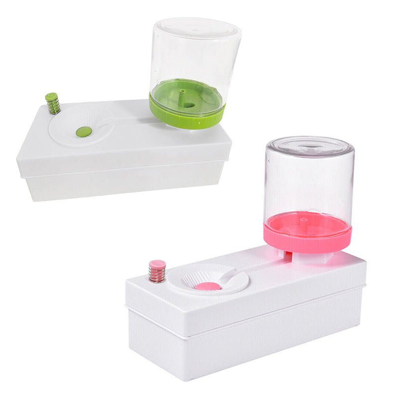 Paintbrush Rinser Cleaner with Dual Tanks and Button Drain