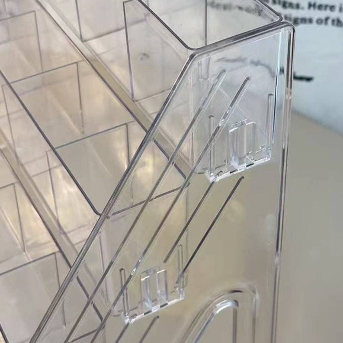 Clear Acrylic Divided Pen Holder 3 or 5 Tier