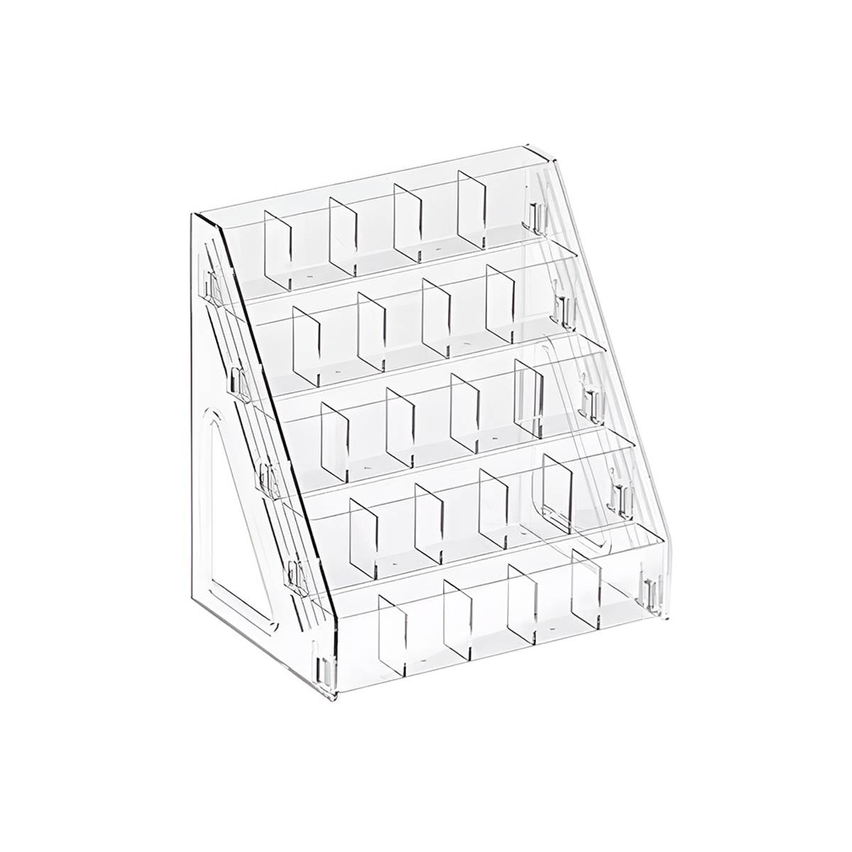 Clear Acrylic Divided Pen Holder 3 or 5 Tier