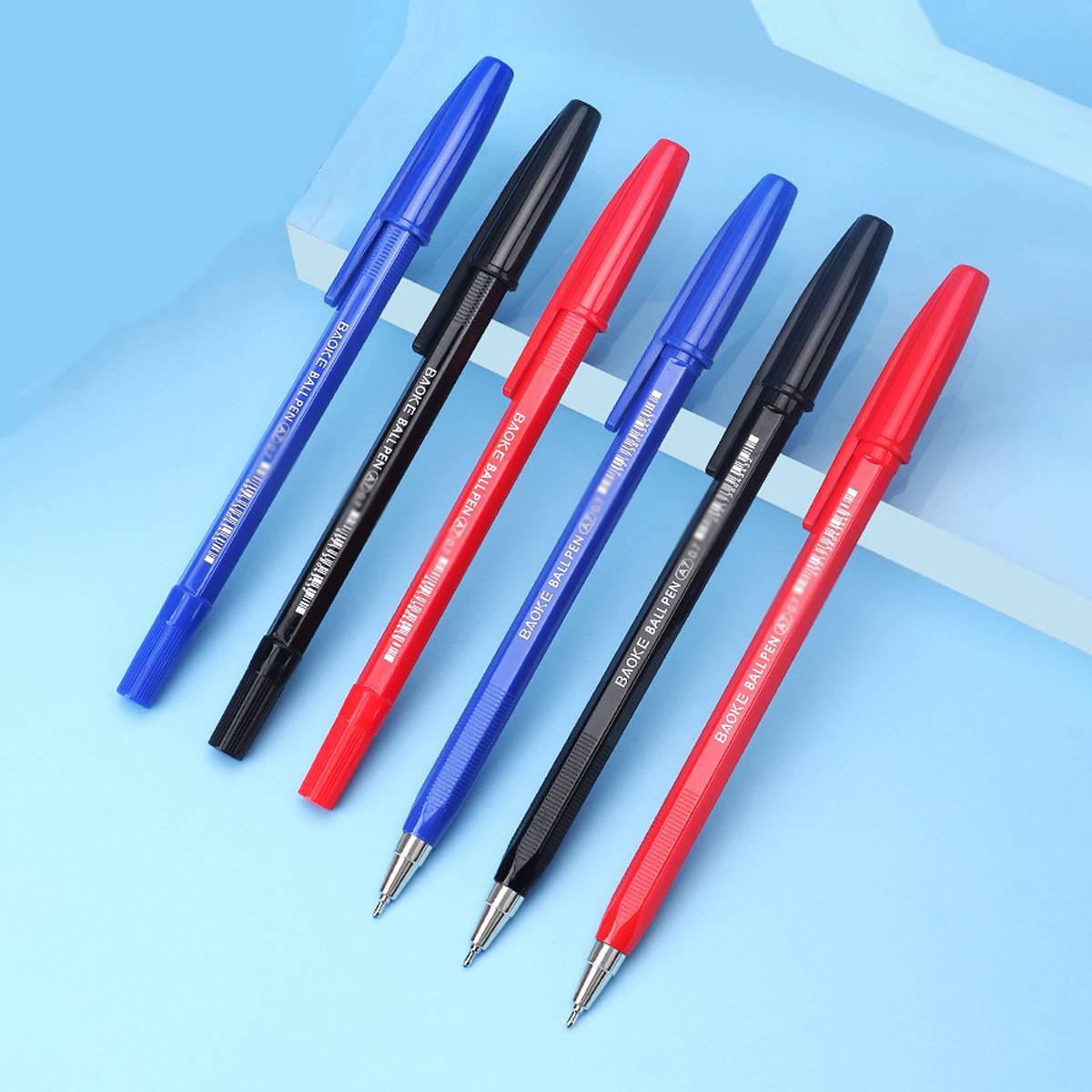 12pcs Hexagonal Ballpoint Pens 0.5mm