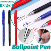 12pcs Hexagonal Ballpoint Pens 0.5mm