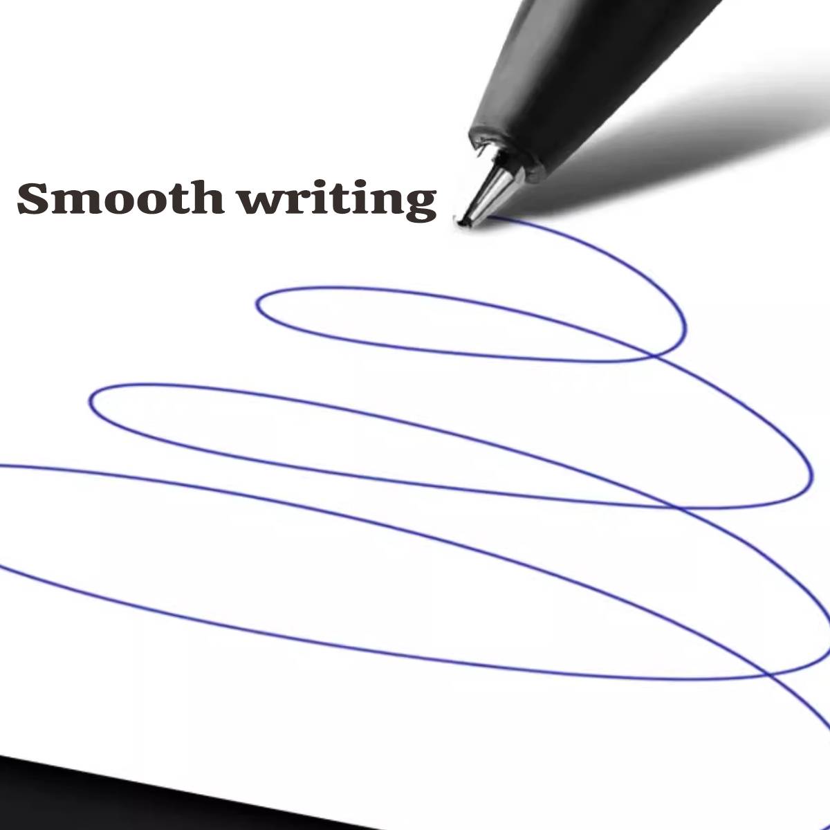 10 Pcs Push Button Ballpoint Pen for Office School