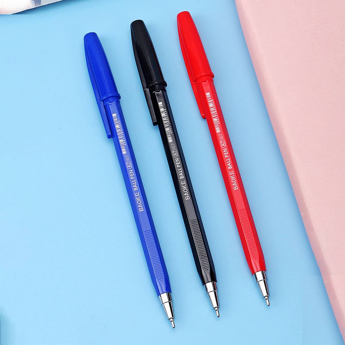 12pcs Hexagonal Ballpoint Pens 0.5mm