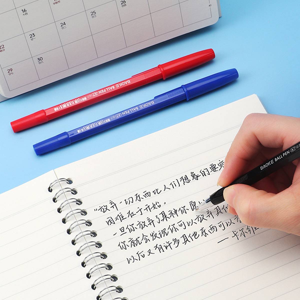 12pcs Hexagonal Ballpoint Pens 0.5mm