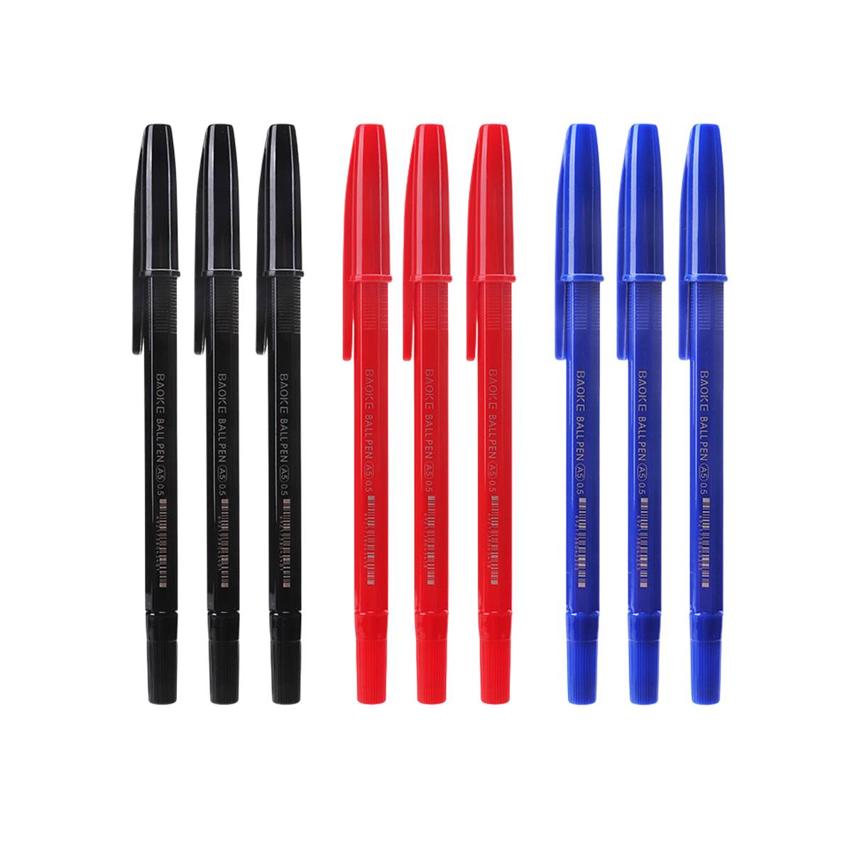 12pcs Hexagonal Ballpoint Pens 0.5mm